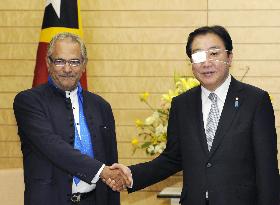 E. Timor president in Japan