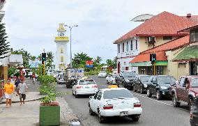 Samoa changed auto lanes