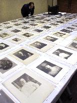Photographer Hori's works disclosed to media