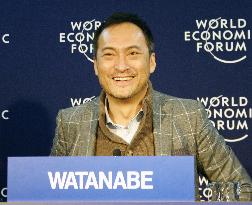 Japanese actor Watanabe in Davos