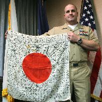American seeks to return Japanese flag from WWII