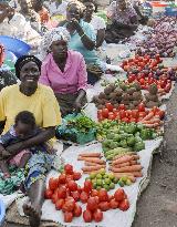 Market in S. Sudan capital