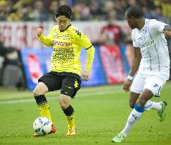 Dortmund's Kagawa fires double in Bundesliga