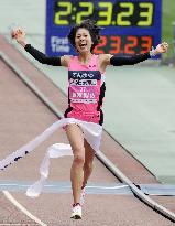 Shigetomo wins Osaka women's marathon