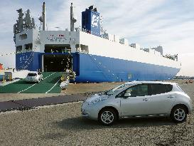 Energy efficient car carrier employed by Nissan