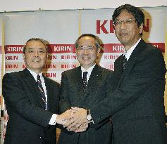 Kirin group to replace presidents of 3 key arms