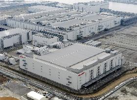 Sharp's Sakai plant in Osaka Pref.