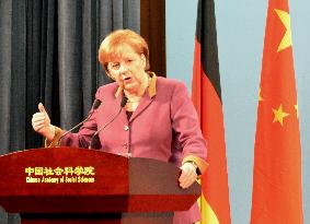 Merkel in China