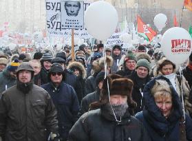 Anti-Putin protests in Moscow