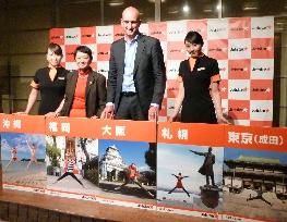 Jetstar Japan names destination cities