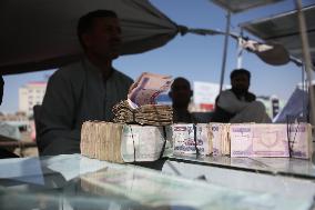 AFGHANISTAN-KABUL-MONEY EXCHANGE MARKET