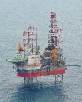 China's natural gas extraction in East China Sea