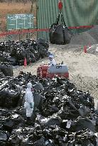 Decontamination waste in Fukushima