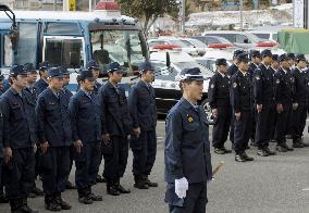 Police wind up support mission in disaster-hit Iwate