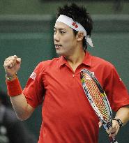 Nishikori in Davis Cup World Group