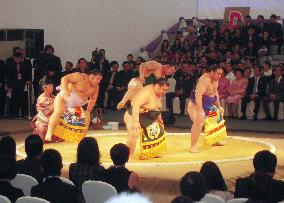 Thailand organizes sumo tournament