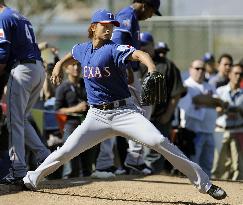 Darvish in spring training