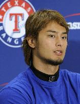 Darvish at news conference