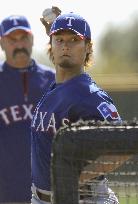 Darvish in spring training