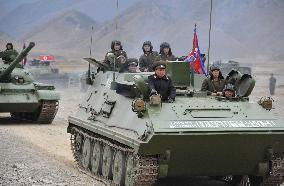 N. Korea's military training exercise