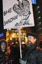 Protest rally in Moscow