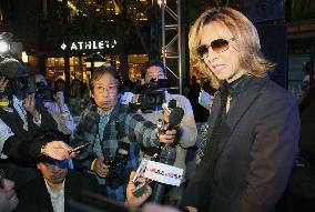 Musician Yoshiki in U.S.