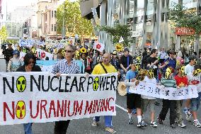 Antinuclear power rally in Australia