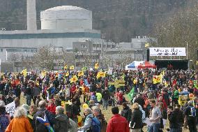 Antinuclear rally in Switzerland