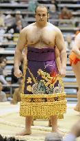 African wrestler at sumo rank
