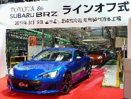 New sports car co-developed by Fuji Heavy, Toyota
