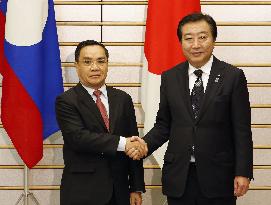 Laotian prime minister in Japan