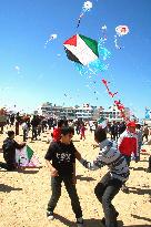 Kite-flying in Gaza