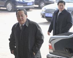 N. Korea official heads home
