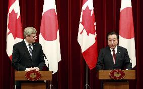 Japanese, Canadian prime ministers