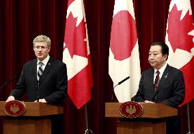 Japanese, Canadian prime ministers