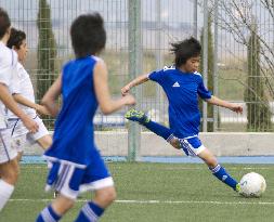 Children from tsunami-hit area visit Madrid