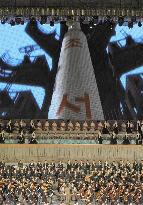 Rocket shown in concert in Pyongyang