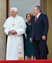 Pope Benedict XVI, Cuban President Castro