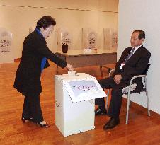 Voting in Japan for S. Korean election