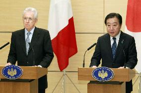 Italian Prime Minister Monti in Japan