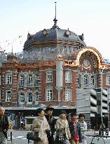 Retro look at Tokyo Station