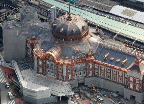 Retro look at Tokyo Station