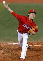 Hiroshima ace Maeda throws no-hitter vs DeNA