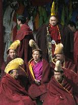 Tibetan monks in China