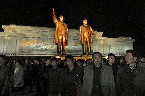 Citizens before 100th anniv. of Kim Il Sung's birth