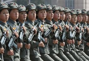 Military parade in Pyongyang