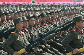 Military parade in Pyongyang