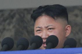 Kim Jong Un speaks publicly for 1st time