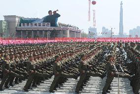 Military parade in Pyongyang