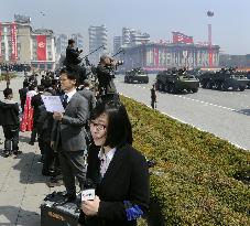 Foreign journalists in Pyongyang